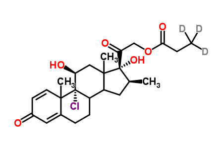 Beclomethasone 21-Monopropionate-3,3,3-d<sub>3</sub>