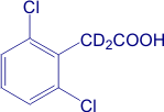 2,6-Dichlorophenylacetic-α,α-d<sub>2</sub> Acid