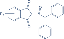 Diphacinone-d<sub>4</sub> (indanedione-4,5,6,7-d<sub>4</sub>)