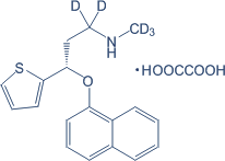 (+/-)-Duloxetine-d<sub>5</sub> Oxalate (N-methyl-d<sub>3</sub>; propanamine-d<sub>2</sub>)