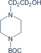 1-BOC-4-(2-Hydroxyethyl-d<sub>4</sub>)piperazine