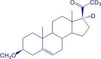 5-Pregnen-3β-ol-20-one-17,21,21,21-d<sub>4</sub> 3-Methyl Ether