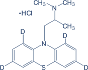 (+/-)-Promethazine-d<sub>4</sub> HCl (phenothiazine-1,3,7,9-d<sub>4</sub>)