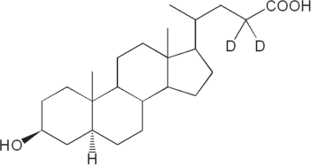 5α-Cholanic acid-3β-ol-23,23-d<sub>2</sub>