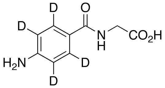 N-(4-Aminobenzoyl-d<sub>4</sub>)glycine