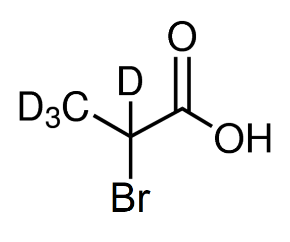 (+/-)-2-Bromopropionic-2,3,3,3-d<sub>4</sub> Acid