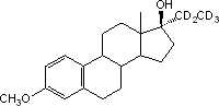 1,3,5(10)-Estratriene-17α-ethyl-d<sub>5</sub>-3,17β-diol 3-Methyl Ether