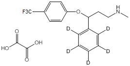 (+/-)-Fluoxetine-d<sub>5</sub> Oxalate (phenyl-d<sub>5</sub>)