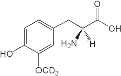 L-3-(4-Hydroxy-3-methoxy-d<sub>3</sub>-phenyl)alanine hydrate