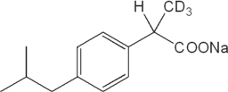 Ibuprofen-d<sub>3</sub>, Sodium Salt (α-methyl-d<sub>3</sub>)