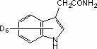 Indole-2,4,5,6,7-d<sub>5</sub>-3-acetamide