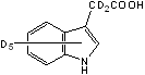 Indole-2,4,5,6,7-d<sub>5</sub>-3-acetic-α,α-d<sub>2</sub> Acid