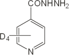 Isonicotinoyl-d<sub>4</sub> hydrazide