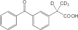 (+/-)-Ketoprofen-d<sub>4</sub>  (propionic-d<sub>4</sub> acid)