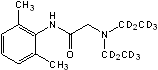 Lidocaine-d<sub>10</sub> (N,N-diethyl-d<sub>10</sub>)