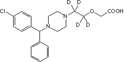 (+/-)-Cetirizine-d<sub>4</sub> (ethoxy-d<sub>4</sub>)