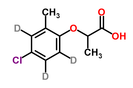 (+/-)-2-(4-Chloro-2-methylphenoxy-d<sub>3</sub>)propionic Acid