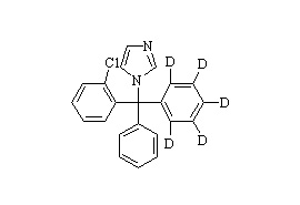 Clotrimazole-d<sub>5</sub>