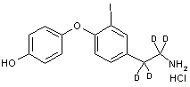 3-Iodothyronamine-ethylamino-1,1,2,2-d<sub>4</sub> HCl