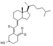 Vitamin D3-d<sub>3</sub> in ethanol
