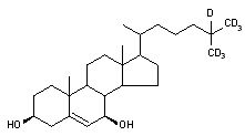 7β-Hydroxycholesterol-25,26,26,26,27,27,27-d<sub>7</sub>