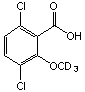 3,6-Dichloro-2-methoxy-d<sub>3</sub>-benzoic Acid