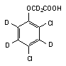 2,4-Dichlorophenoxy-3,5,6-d<sub>3</sub>-acetic-d<sub>2</sub> Acid