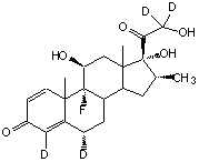 Dexamethasone-4,6α,21,21-d<sub>4</sub> 