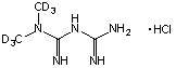 N,N-Dimethyl-d<sub>6</sub>-diguanide HCl