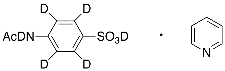 4-Acetamidobenzenesulfonic Acid-d<sub>6</sub> Pyridine