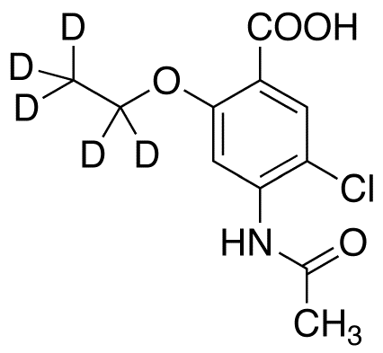 4-Acetamido-5-chloro-2-ethoxybenzoic Acid Methyl Ester-d<sub>5</sub>