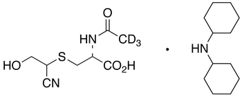 N-(Acetyl-d<sub>3</sub>)-S-(1-cyano-2-hydroxyethyl)-L-cysteine Dicyclohexylamine Salt(Mixture of Diastereomers)