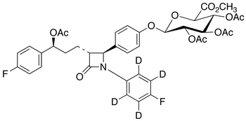3-O-Acetyl Ezetimibe-d<sub>4</sub> 2,3,4-Tri-O-acetyl-β-D-glucuronide Methyl Ester