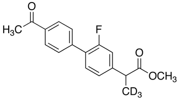 2-(4’-Acetyl-2-fluoro-biphenyl-4-yl)propionic Acid-d<sub>3</sub> Methyl Ester
