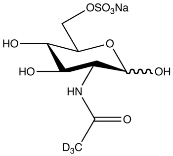 N-(Acetyl-d<sub>3</sub>)-D-glucosamine 6-Sulfate Sodium Salt