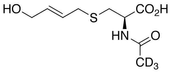 N-Acetyl-S-(4-hydroxy-2-buten-1-yl)-L-cysteine-d<sub>3</sub>