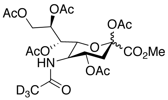 N-Acetylneuraminic Acid Methyl Ester 2,4,7,8,9-Pentaacetate-d<sub>3</sub>