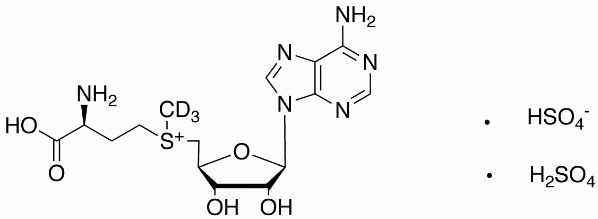 S-(5’-Adenosyl)-L-methionine-d<sub>3</sub> disulfate salt
