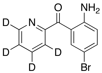 2-(2-Amino-5-bromobenzoyl)pyridine-d<sub>4</sub>