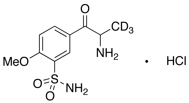 2-Amino-1-(4’-methoxy-3’-sulfonamidophenyl)-2-propanone-d<sub>3</sub> hydrochloride