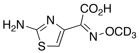 2-Amino-α-(methoxyimino)-4-thiazoleacetic Acid-d<sub>3</sub>