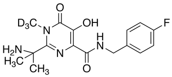2-(1-Amino-1-methylethyl)-N-(4-fluorobenzyl)-5-hydroxy-1-methyl-6-oxo-1,6-dihydropyrimidine-4-carboxamide-d<sub>3</sub>