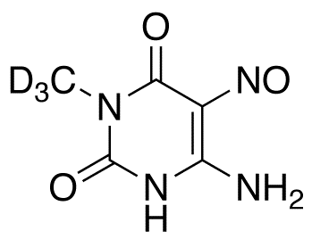 6-Amino-5-nitroso-3-methyluracil-d<sub>3</sub>