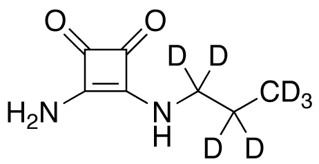 3-Amino-4-(propylamino)-3-cyclobutene-1,2-dione-d<sub>7</sub>