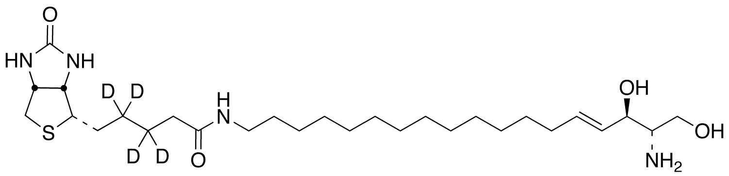 erythro-omega-Amino Sphingosine Biotinamide-d<sub>4</sub>