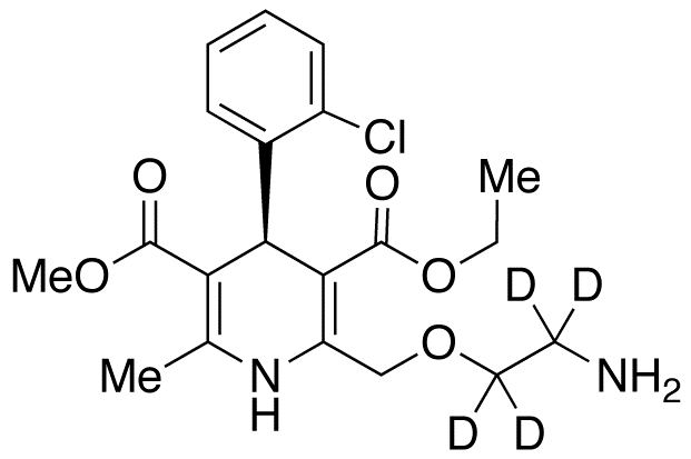 (R)-Amlodipine-d<sub>4</sub>