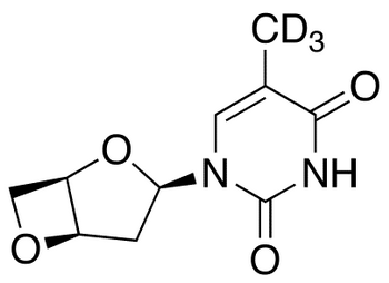1-(3,5-Anhydro-2-deoxy-β-D-threo-pentofuranosyl)-5-methyl-2,4(1H,3H)-pyrimidinedione, Methyl-d<sub>3</sub>