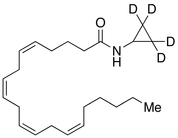 Arachidonyl(cyclopropyl-d<sub>4</sub>)amide