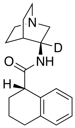 (1S)-N-(3S)-1-Azabicyclo[2.2.2]oct-3-yl-1,2,3,4-tetrahydro-1-naphthalenecarboxamide-d<sub>1</sub>