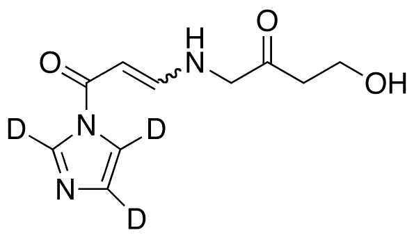 1-(4-Aza-8-hydroxy-6-oxo)oct-2-en-1-oylimidazole-d<sub>3</sub>(mixture E/Z)